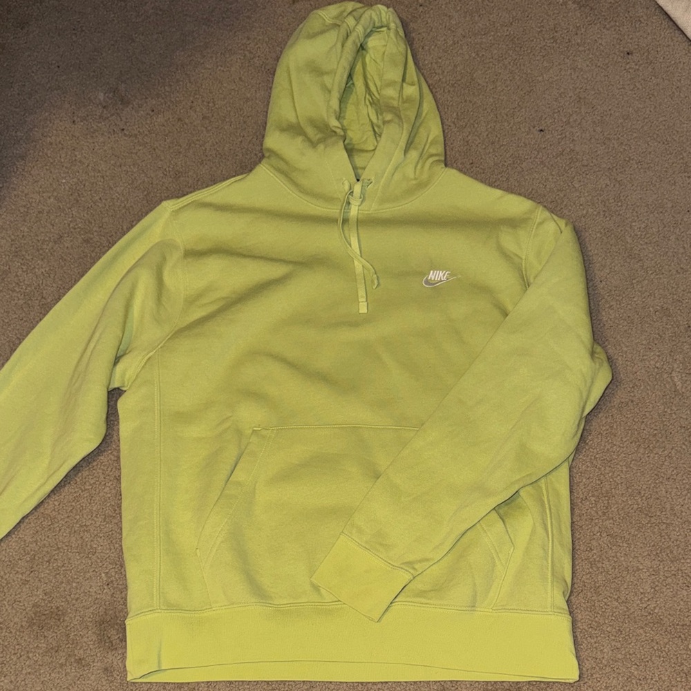 Nike Bright Green Pullover Hoodie